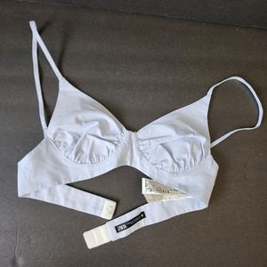 Zara Women Crop Cotton Top Size XS